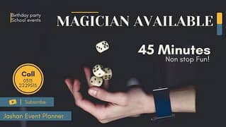 Magician available | Balloons Decoretion | Jumping Castle | Magic sho