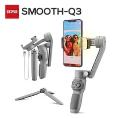 Zhiyun smooth Q3 Mobile Gimbal for iphone 15 pro max android