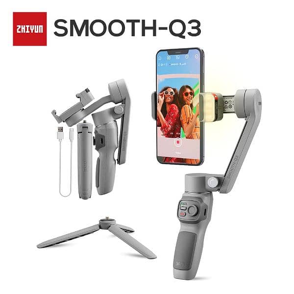 Zhiyun smooth Q3 Mobile Gimbal for iphone 15 pro max andro 03249107656 0