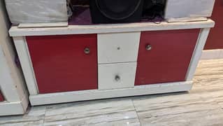 red and white furniture