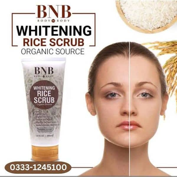 rice whitening and glowing facial kit 3