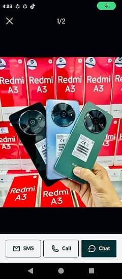 REDMI A3 4GB 128 GB white colour