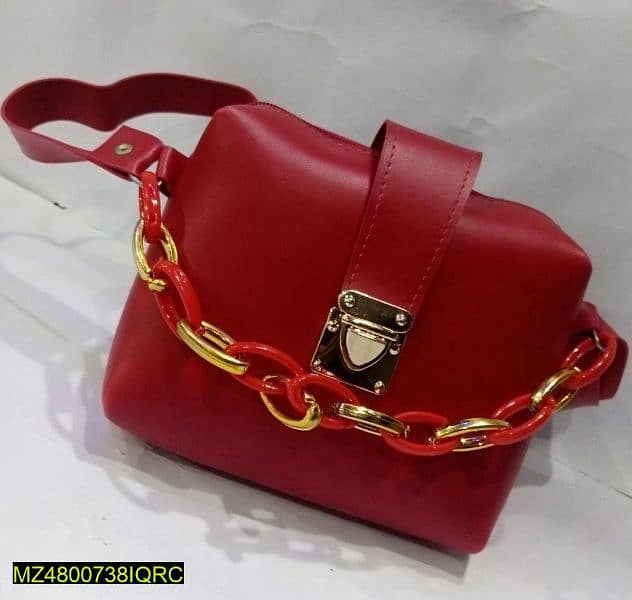 Woman chunky chain purse 0