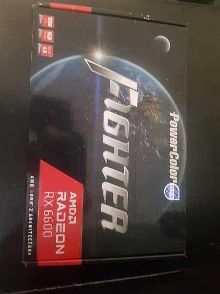 rx6600 8gb power colour fighter new barely used 4