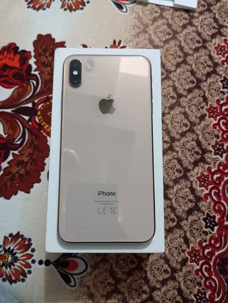 Iphone Xs max 256GB battery health78 3month sim working non pta 0