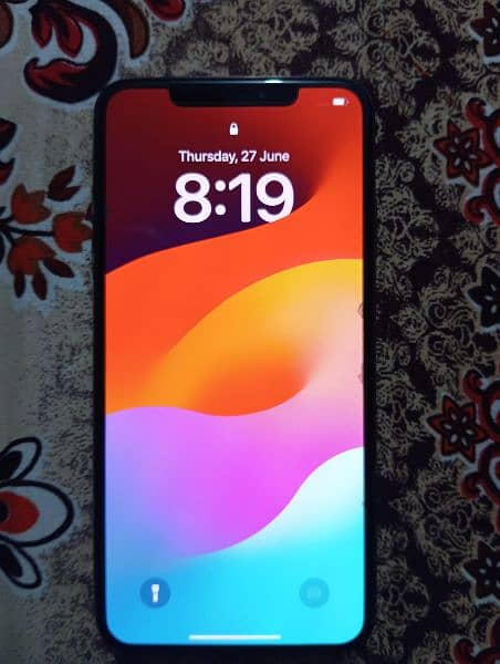 Iphone Xs max 256GB battery health78 3month sim working non pta 4