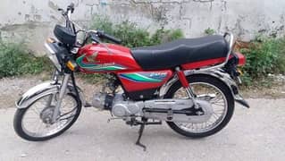 Honda CD 70 2017 model bike for sale WhatsApp on 0313,4935016