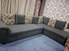 L shaped sofa set