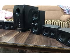 audionic woofer sound system speakers amplifer