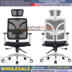 Executive office chair ergonomic mesh computer table study work desk