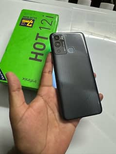 INFINIX HOT 12i 4/64 10/10 condition full box urgent sale