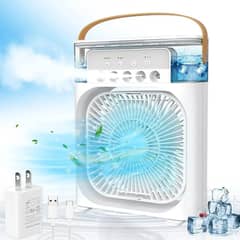 PORTABLE AIR CONDITIONER MIST FAN WITH 600ml WATER TANK MIST USB CONEC