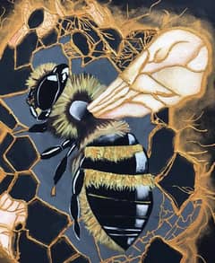 bee painting 0