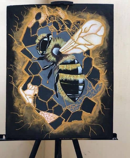 bee painting 1
