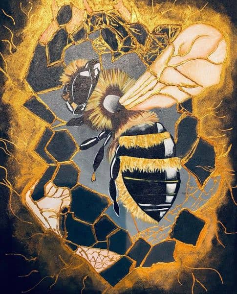 bee painting 2