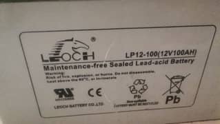 Leoch Dry Lead Acid Battery 12V-100Ah
