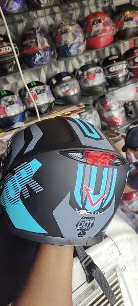 Brand New Victor Helmet with DOT Certified 4