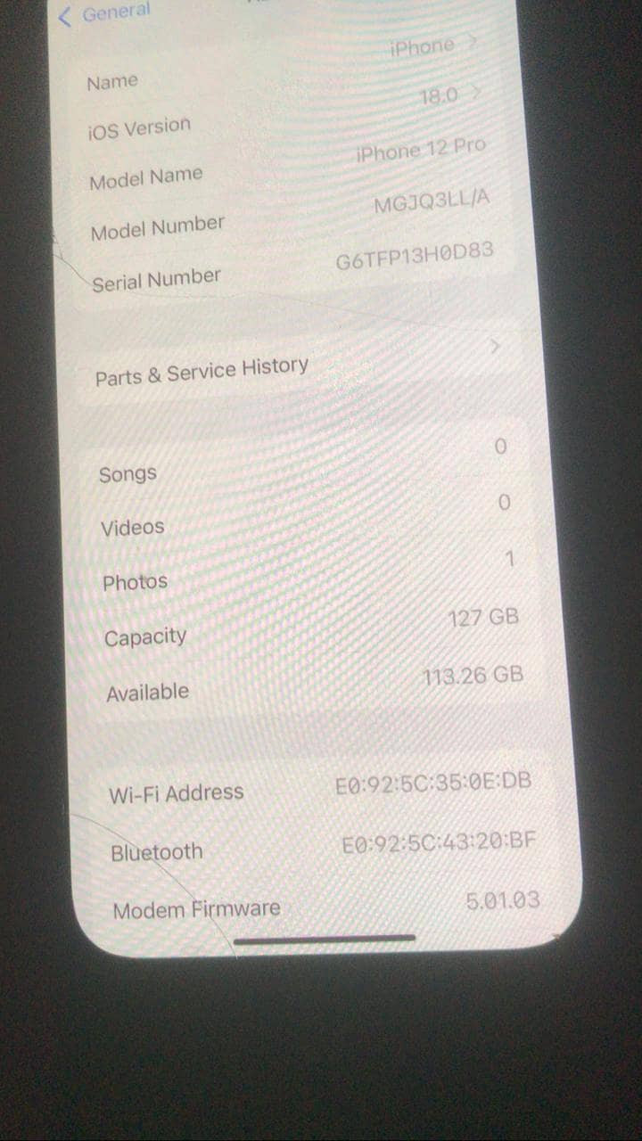 Iphone 12 pro. 128 Gb Factory unlocked 10/10 6