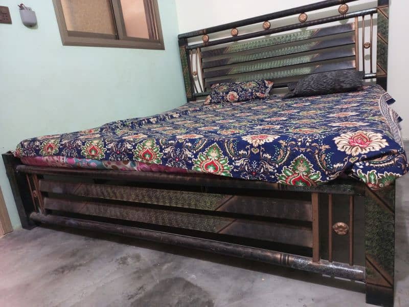 iron bed full size 7