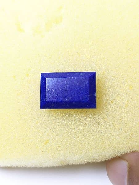 Lapis Lazuli (Lajward) Rectangular Cut, Guaranteed Original Gemstone 0