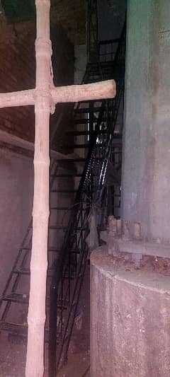 Iron stairs 13 Feet almost