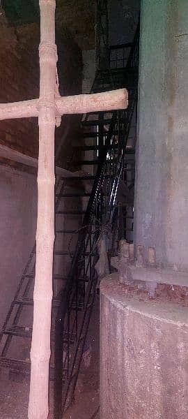 Iron stairs 13 Feet almost 0