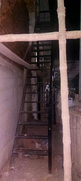 Iron stairs 13 Feet almost 2