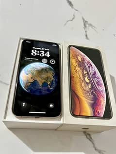 Iphone xs 64gb with box sim working 0