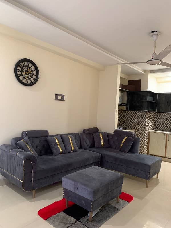 One Bed Rooms Furnished Appartment Available for Rent in Bahria town phase 8 Rawalpindi 2