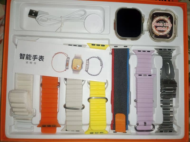 7in1 smart watch with case and all accessory 0