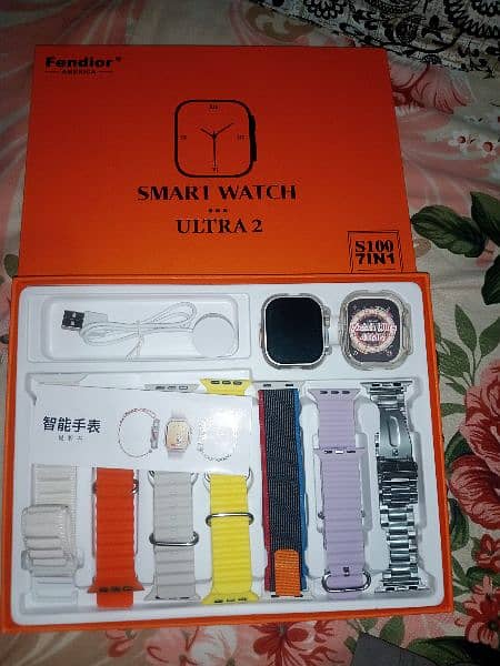 7in1 smart watch with case and all accessory 1