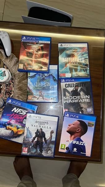 Playstation 5 slim 1TB ps5 slim edition With 7 Games 2