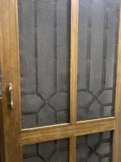 heavy wooden net/jali door