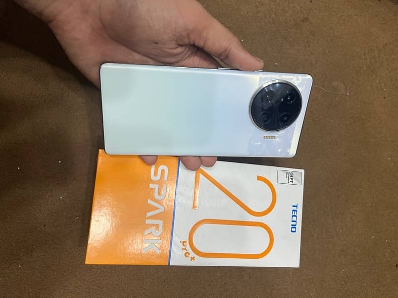 tecno spark 20 pro plus with complete box under warranty 1