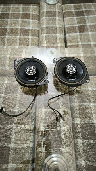 Original Alpine Size 4 Inch Component Speakers Forsale 0