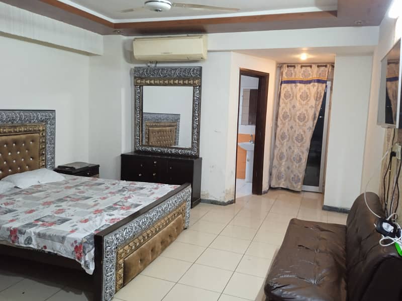 1 Bedroom Fully Furnished Flat In Qj Heights Safari Villas1 Phase1 Bahria Town 1