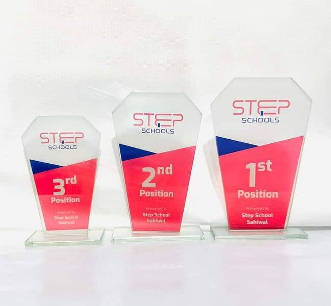 Glass shields| Awards trophi | Acrylic shields|Custom size and shape 8