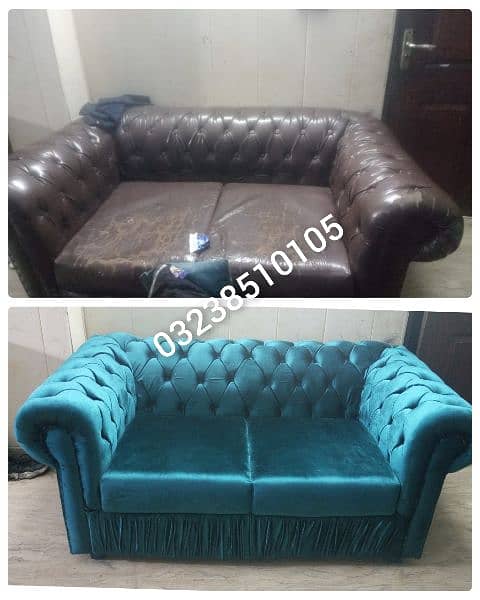 sofa set/ sofa repairing/ sofa poshish 3