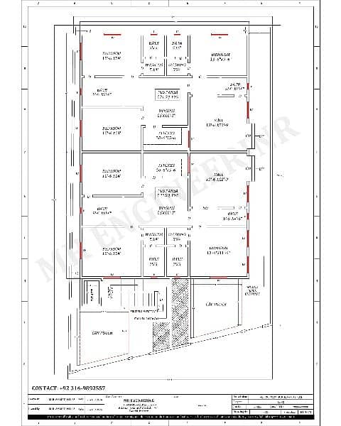 House Plan (Plot Size 400 Square Yards) 0