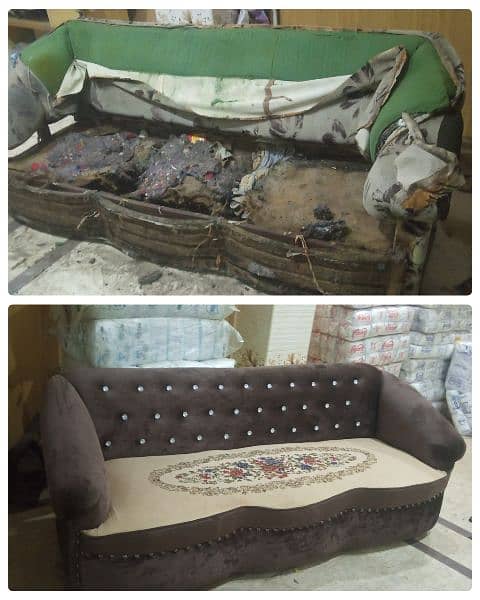 sofa repairing /sofa set/ sofa poshish/ bedroom set poshish 8