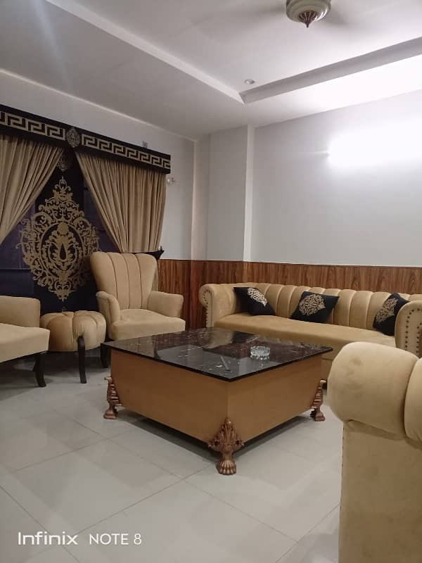 Pay Day and short time One BeD Room apartment fully furnish available for rent family apartment 5