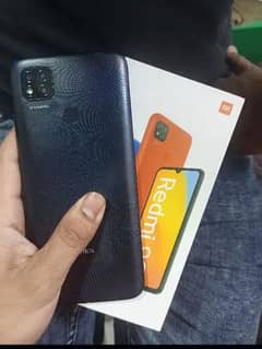 Redmi 9c 3/64 with box dual sim officially approved