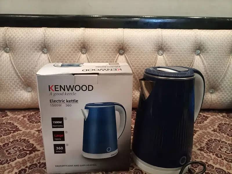 Electric Kettle Plastic Body Food Grade Stainless Steel Automatic off 1