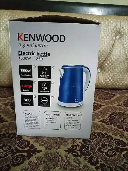 Electric Kettle Plastic Body Food Grade Stainless Steel Automatic off 9