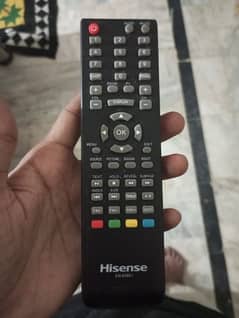 hisens tv remote