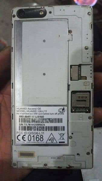 Huawei L11 G6 panel damage 2