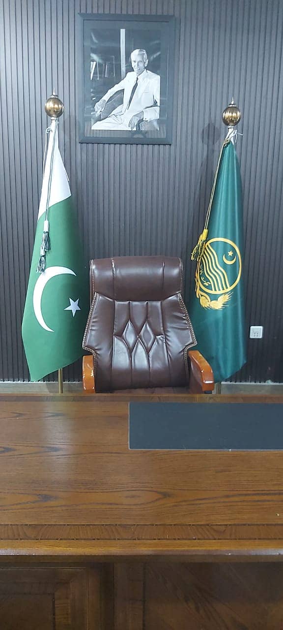 Punjab Govt Flag & Pole for Exective Office | Table Flag | From Lahore 3