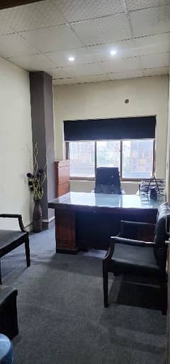 Furnished office for rent In Gulberg 3, Main boulevard