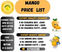 Export Quality Mangoes