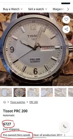 TISSOT 1853 PRC 200 AUTOMATIC Luxury Watch